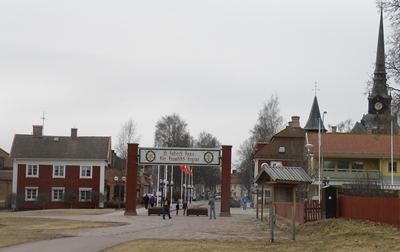Zieleinfahrt des Vasaloppet